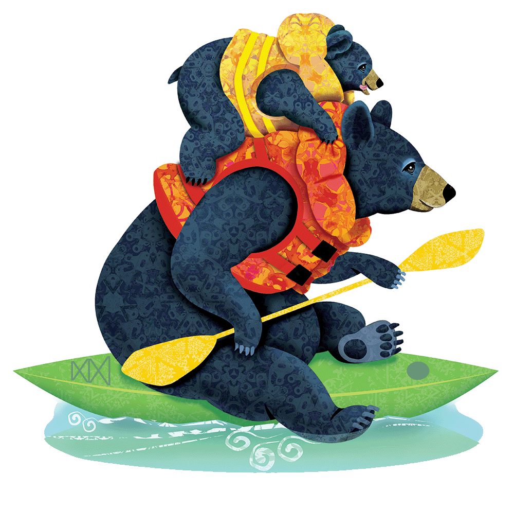 Kayak Bears